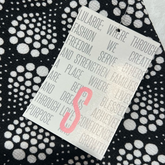 NEW Pencil Skirt High Waist Geometric LuLaRoe Cassie Black White Small S NWT - Picture 10 of 16